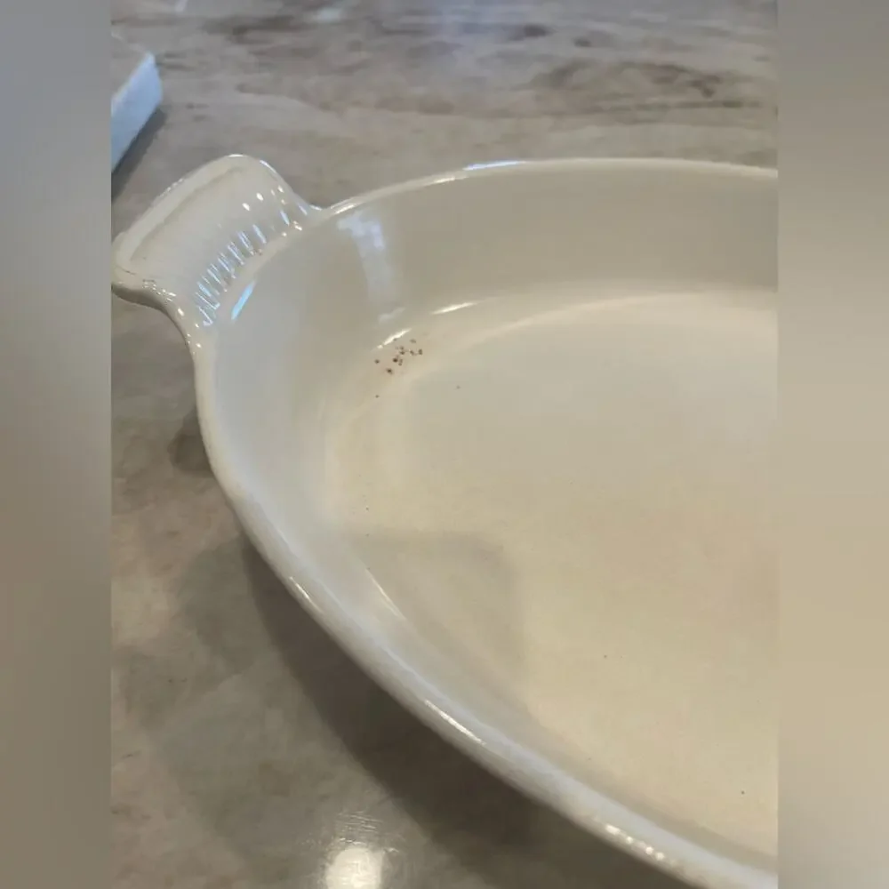 Le Creuset vintage white